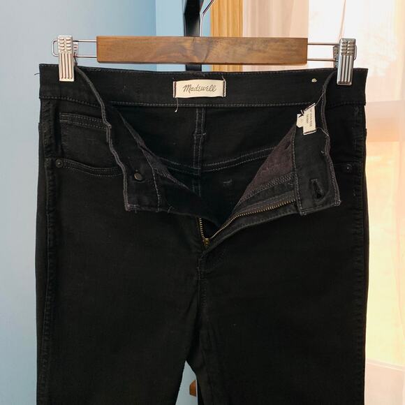 Madewell Black 10" High Rise Skinny Jeans Size 27 - Picture 4 of 7